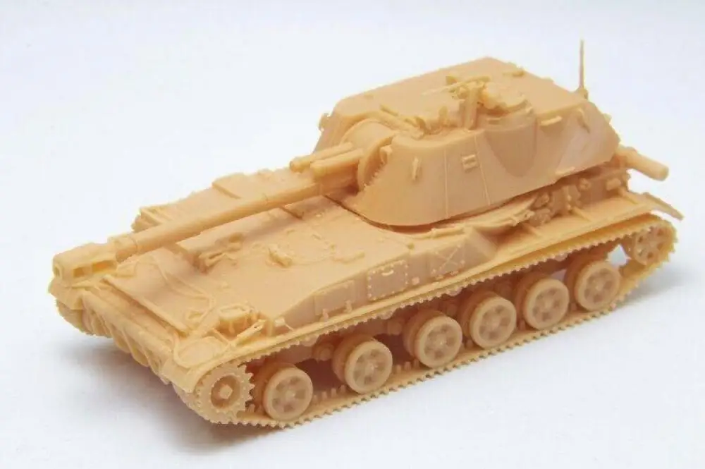 Unpainted 1/72 Military Model Soviet 2S3M Self-Propelled How Tank #3D Printed