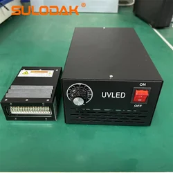 UV LED Curing Lamp UV 70*20mm Air Cooling UV Lamp with Electric Box for UV Printer Lamp For Ink 395nm/Epoxy Resin/Glue