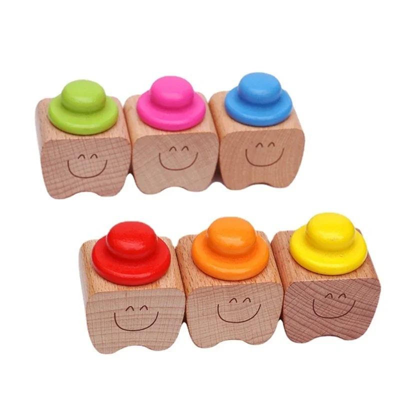 

Small Teeth Box Baby Tooth Box Wooden Kids for Memory Collections Teeth Storage Container Tooth Hold 6-color