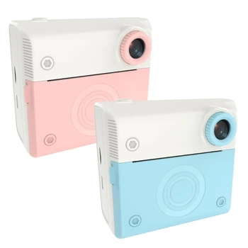 Kids Video Photography Instant Camera with 3 Paper Rolls for Instant Prints