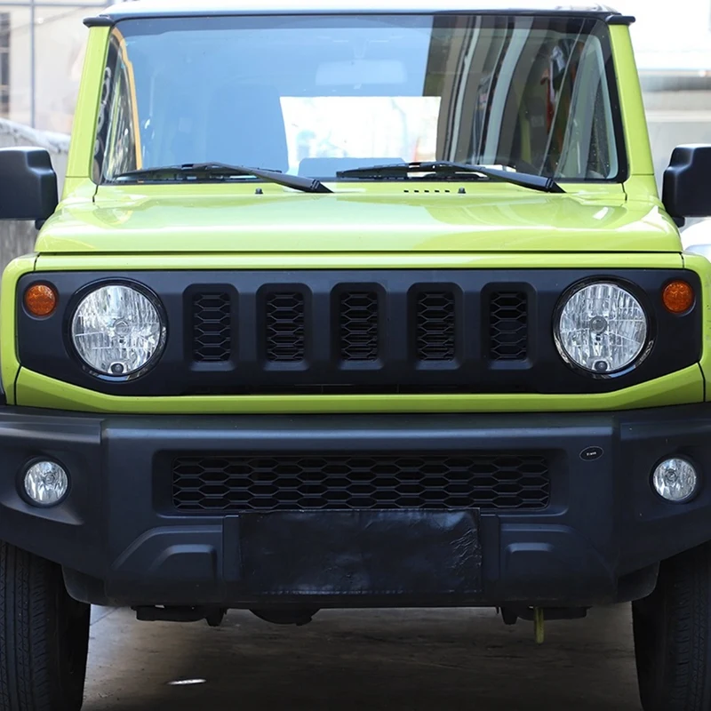 Couvercle de Lumière de Sauna Avant de Voiture, Décoration de Garniture pour Suzuki Jimny 2019-2024, Accessoires Extérieurs Noirs