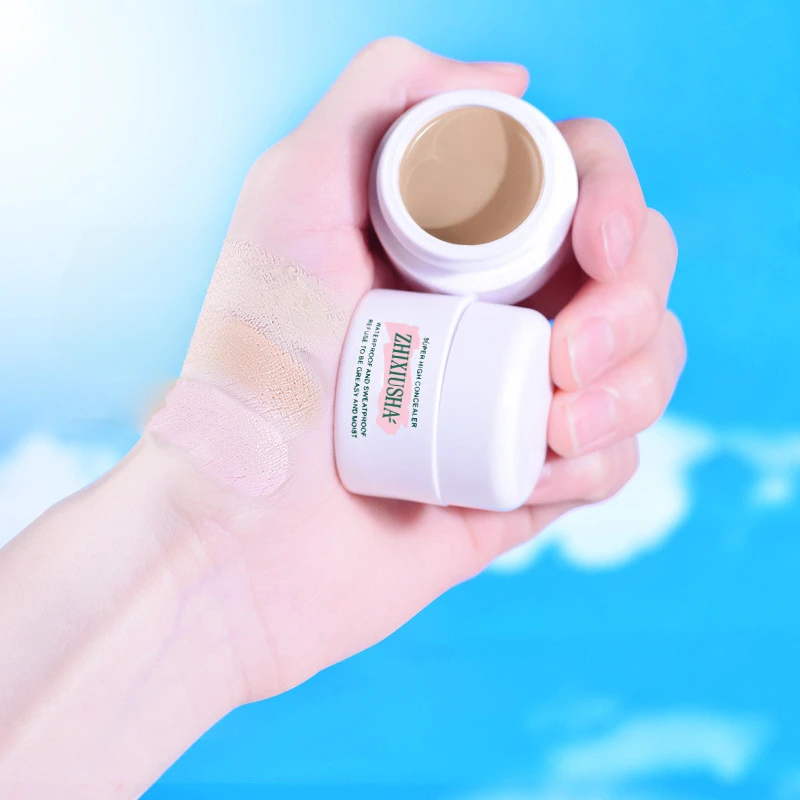 防水保湿リキッドコンシーラークリーム,くまやニキビを覆う化粧品,10ml