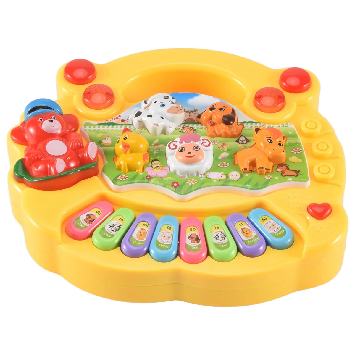 Wczesna edukacja 1-letnie zabawki dla niemowląt Farma zwierząt Pianino Muzyka Zabawki rozwojowe Instrument muzyczny dla dzieci i dzieci