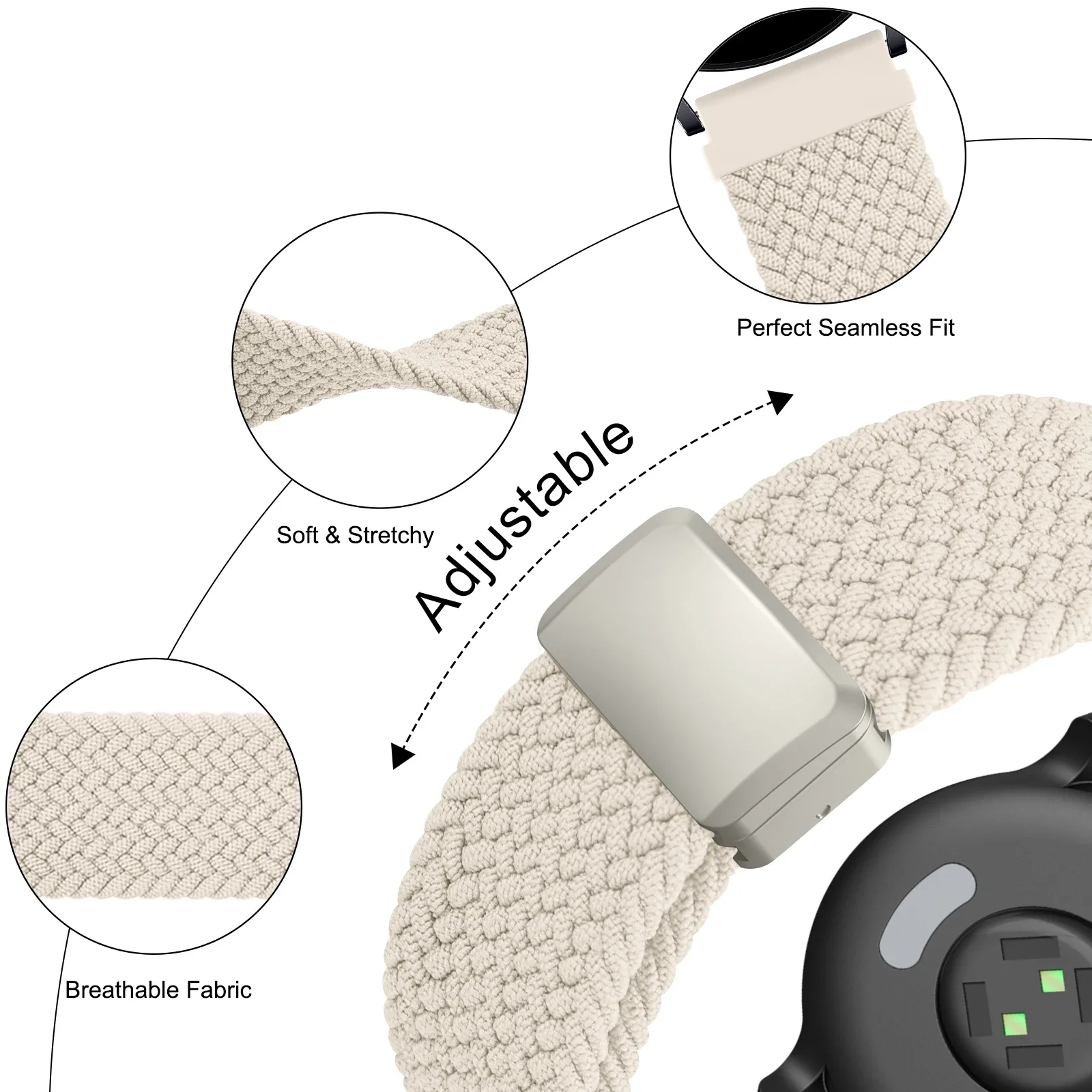 غطاء مقسى + شريط مغناطيسي مضفر لساعة هواوي GT 2 46 مللي متر حزام الشاشة الغطاء الواقي لساعة هواوي GT 2 46 مللي متر العصابات