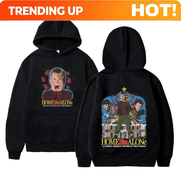 Customization Movie Home Alone The Secret World Of Kevin McCallister Hoodie Men Women Clothing Vintage Oversized Hoodies Male Fa