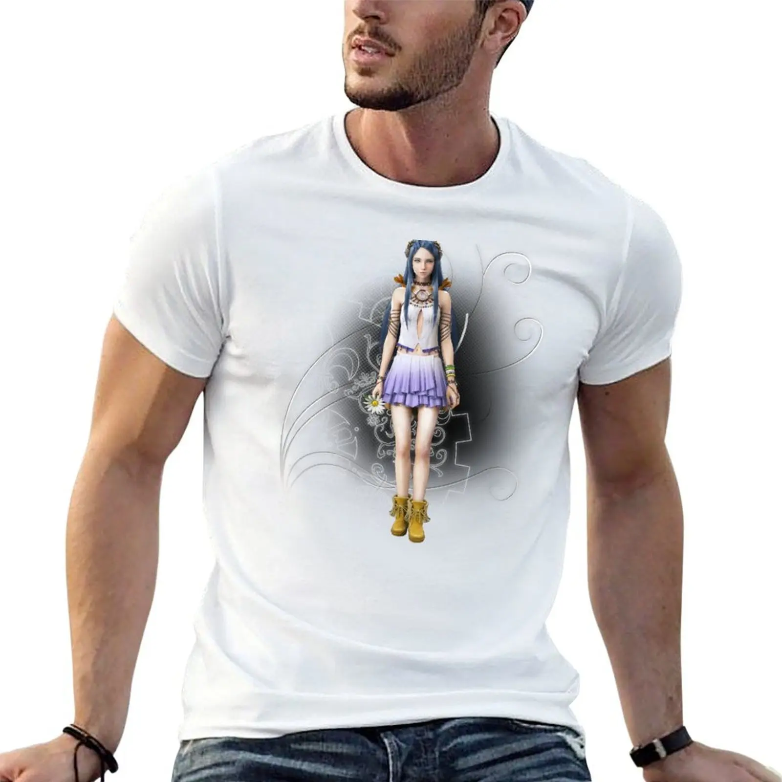 

Fantasy XIII-2 - Yeul T-Shirt black cotton t-shirt plain for man package cotton t shirts high quality t shirt man cotton T-shirt