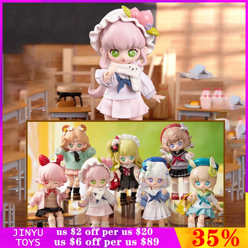 

Original Teennar School Sweetheart Jk Series Mystery Box Cute Model Anime Action Figures Trendy Toy Ornaments Gift Collection