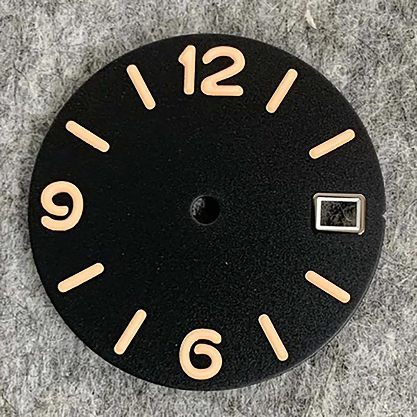 28.5mm Green Luminous Watch Dial for NH35 NH36 4R 7S Movement Modified Part Single Calendar Digital Dials Watches Accessories