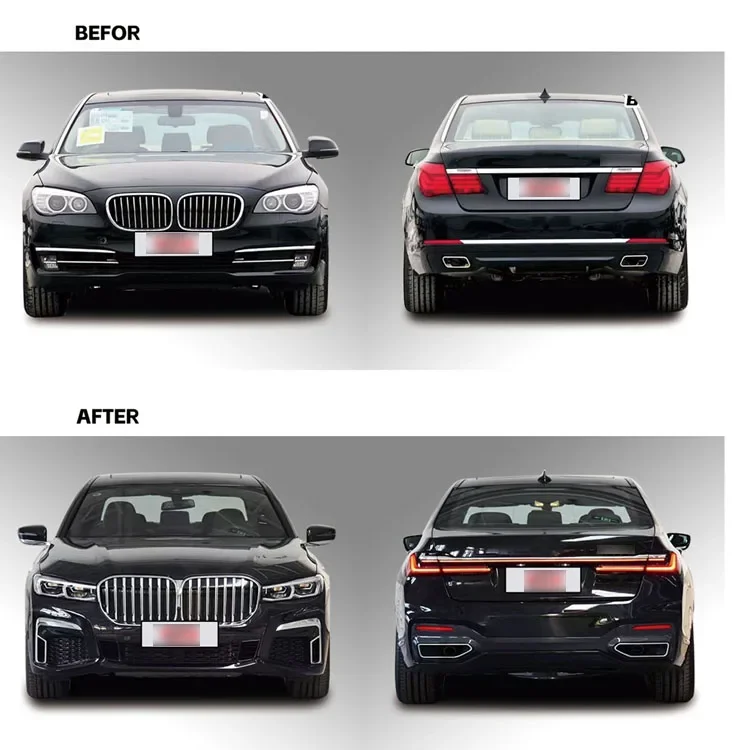 New Design Car Bumpers Body Kit For  7 SERIES FO2 Upgrade  TO G12 M760 STYLE BODYKIT  Body Conversion Kit