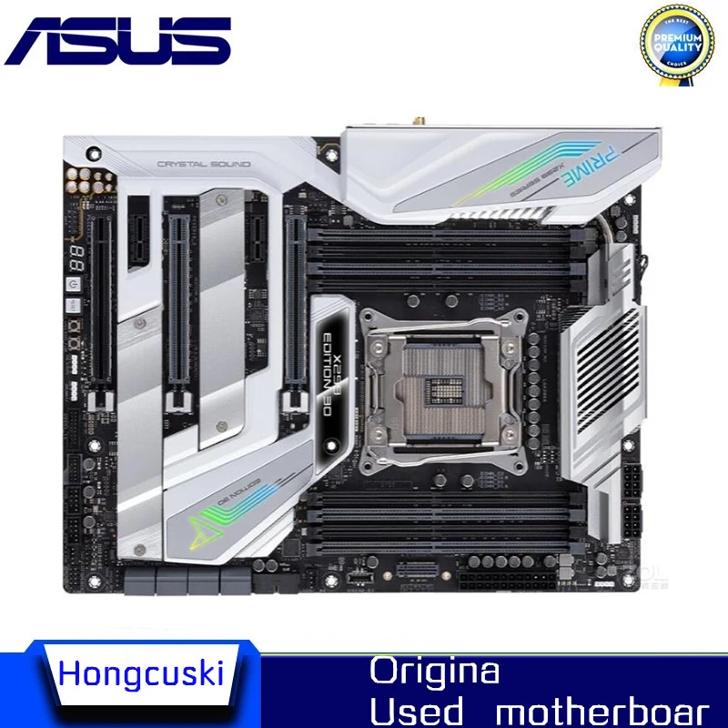 Used  For Asus PRIME X299 Edition 30 Original Desktop Intel X299 DDR4 Motherboard LGA LGA 2066 USB3.0 M.2 SATA3