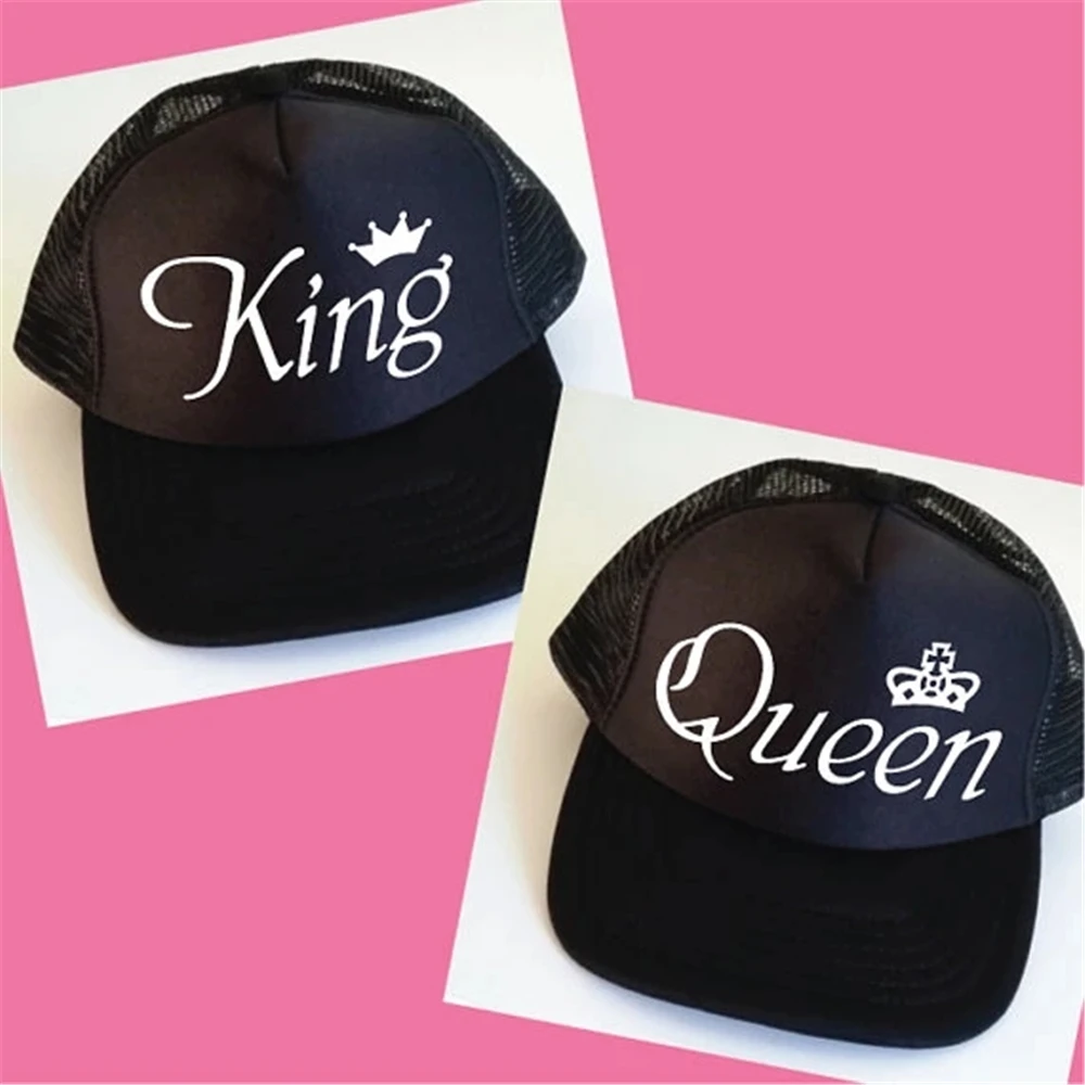 personalize King and Queen wedding Newlywed Honeymoon hats MRS and MR Mesh Trucker Snapback trucker caps party favors decoration