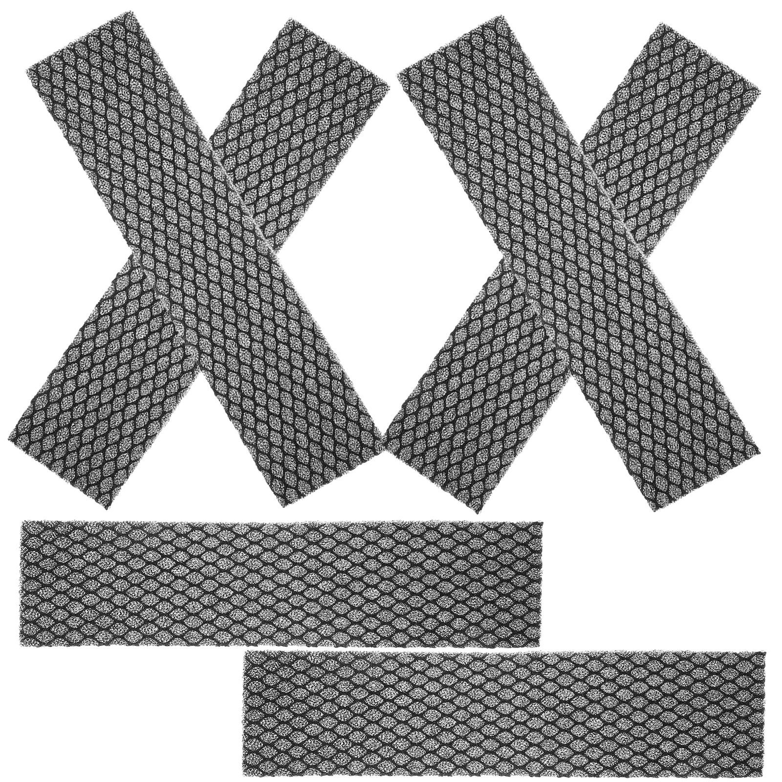 

6pcs Air Conditioning Filter Cotton RV AC High Efficiency Filtration Long Lasting Easy Installation Compatible Black Travel