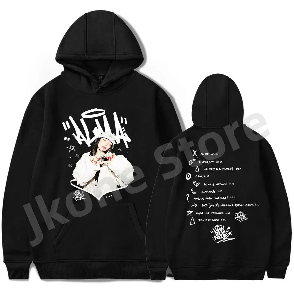 Nicki Nicole ALMA Hoodies Rapper Tour Merch Women Men Fashion Casual HipHop Style Sweatshirts