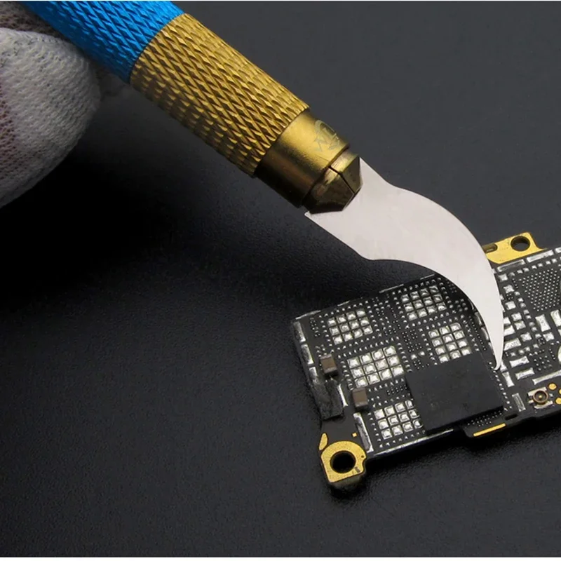 Высокое качество CPU IC Nand нож для удаления клея тонкое лезвие материнская плата BGA чип клей очистка скребок ножа