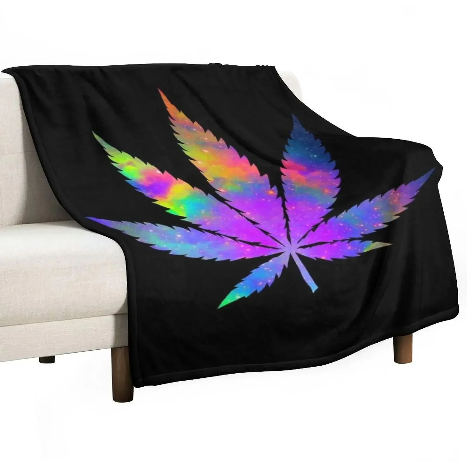 Weed Throw Blanket Warm Shaggy Sofa Quilt Blankets