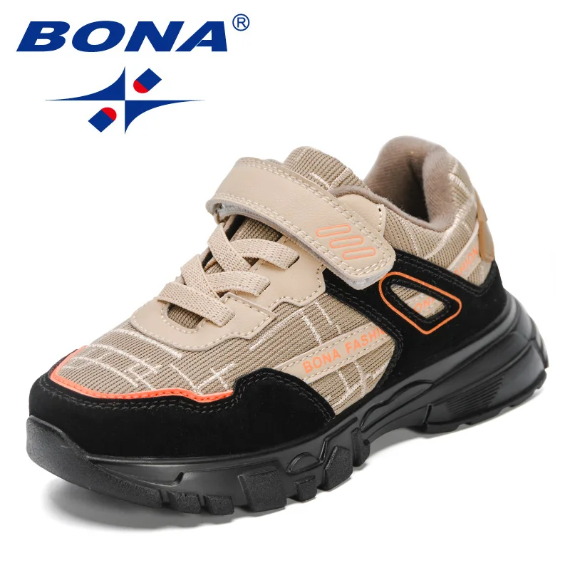 BONA 2023 nuovi designer calzature da Jogging ragazze scarpe sportive per il tempo libero bambini Sneakers alla moda ragazzi scarpe Runnig scarpe da