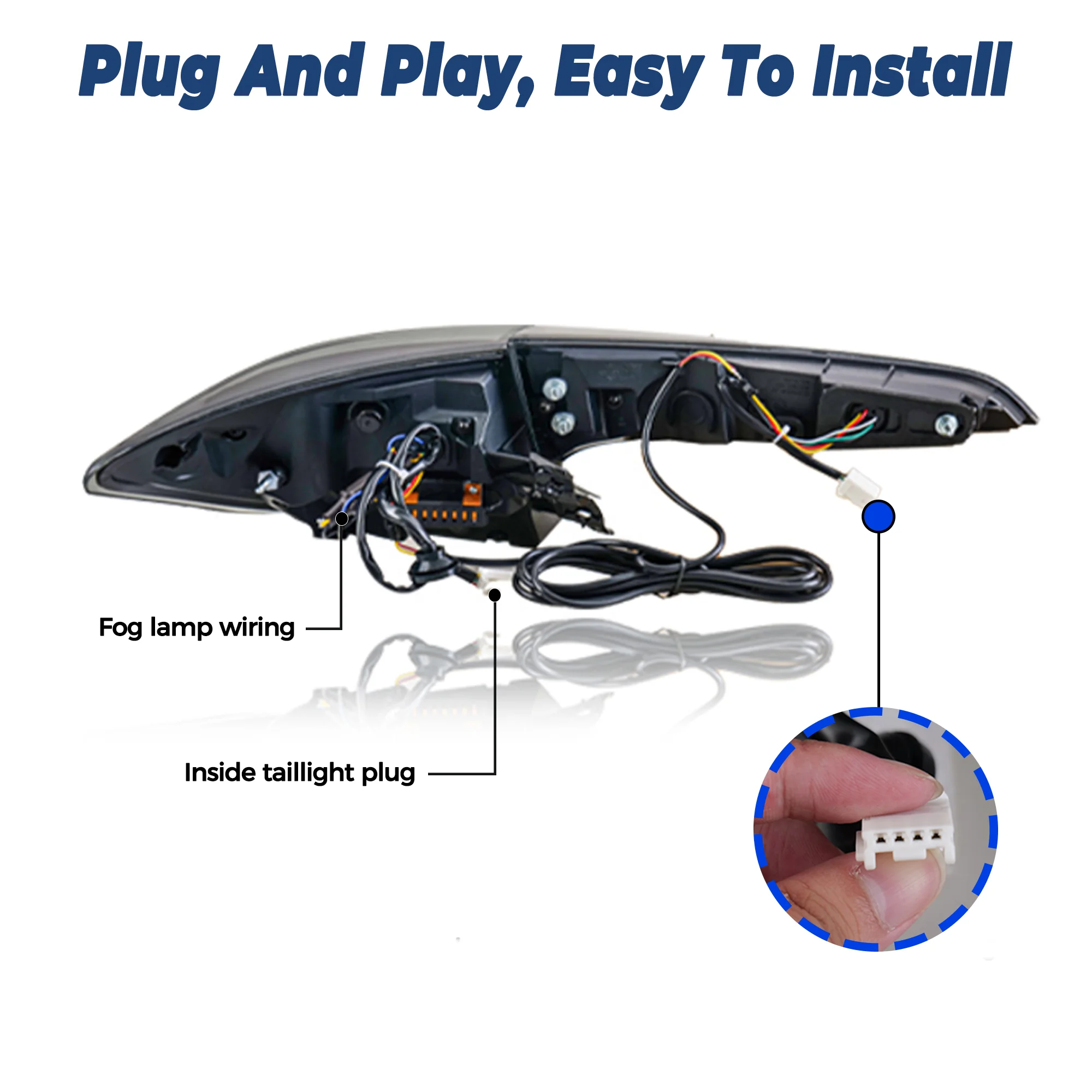 

Dk Motion LED Back Lamp For Toyota GR Corolla Sedan 2019-2024 Dynamic Animation LED Rear Lights New Car Taillight Assembly