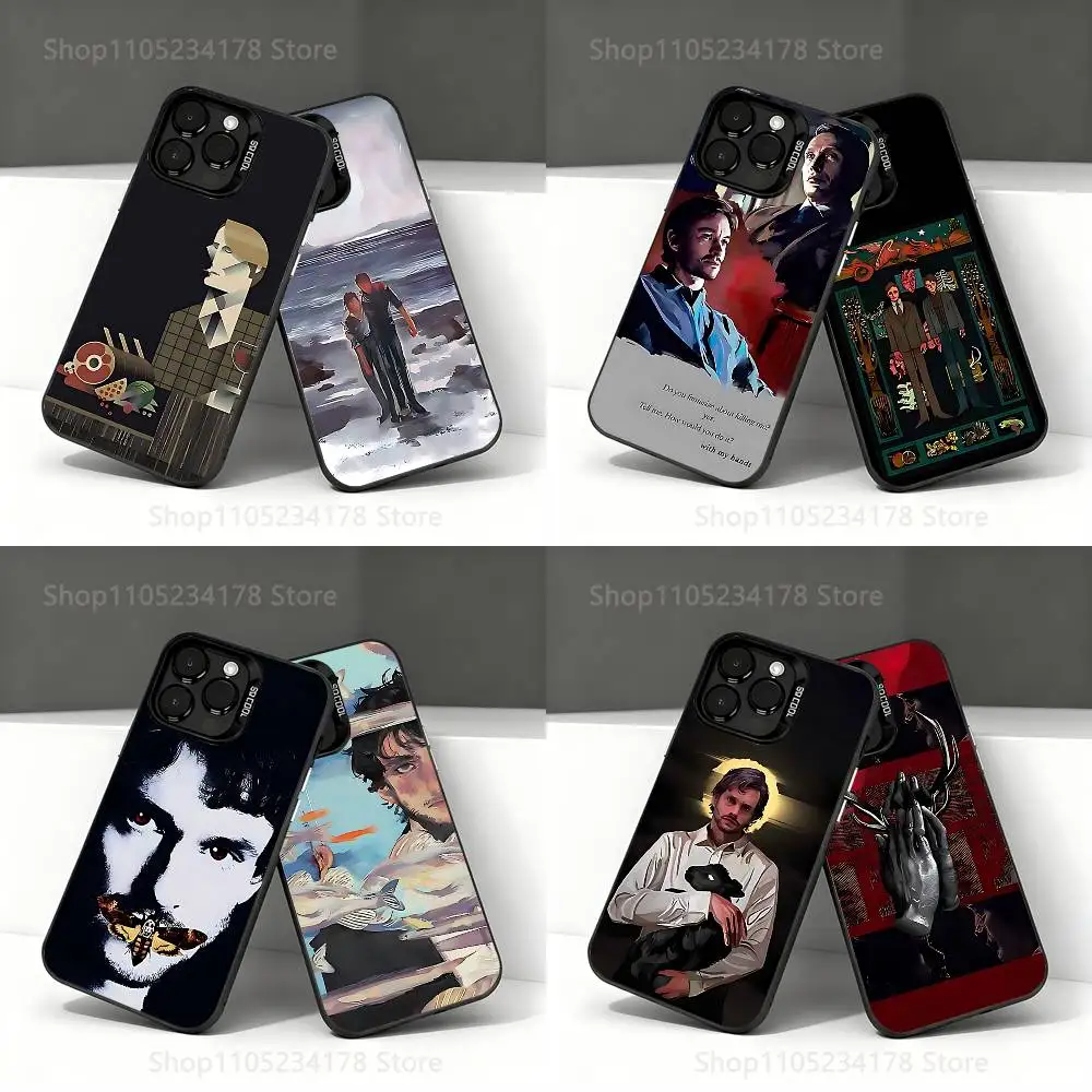 

Will Graham H-Hannibal Phone Case For iPhone 17,16,15,14,13,12,11,Pro,Max,Plus,E,Air,Mini Anti Fall Black Bumper