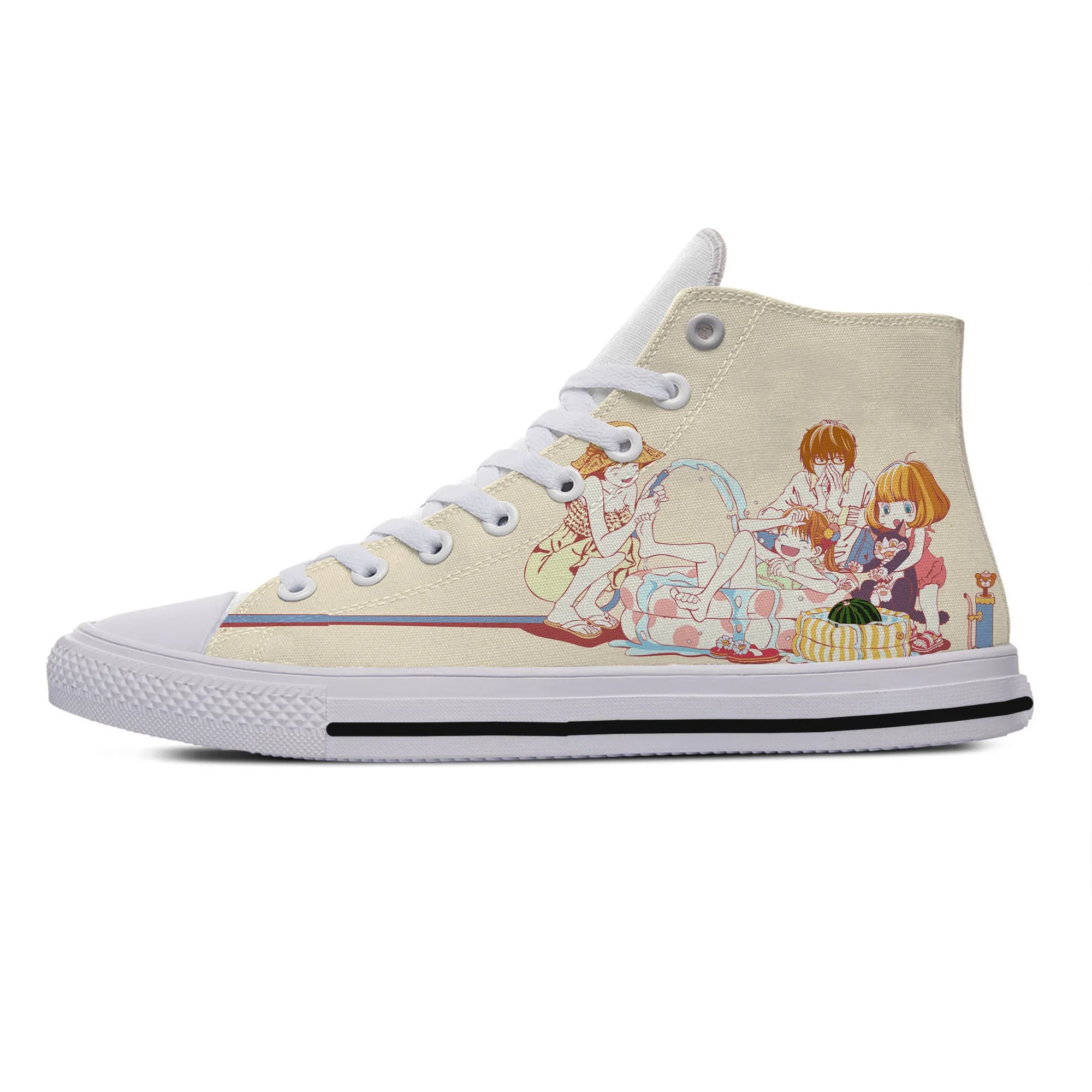 Sapatilhas de anime para homens e mulheres, sapatos casuais, The Lion of March 3, Gatsu No, alta ajuda, sapatos clássicos de tabuleiro, moda legal, quente