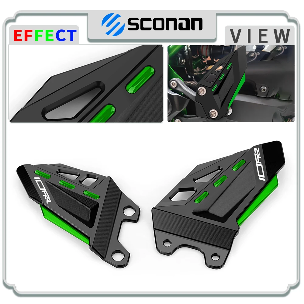 For ZX10RR ZX-10RR ZX 10R R 2021 2022 2023 2024 2025 Footrest guard Decorative Plate Pedal Protector Motorcycle Accessories 2025
