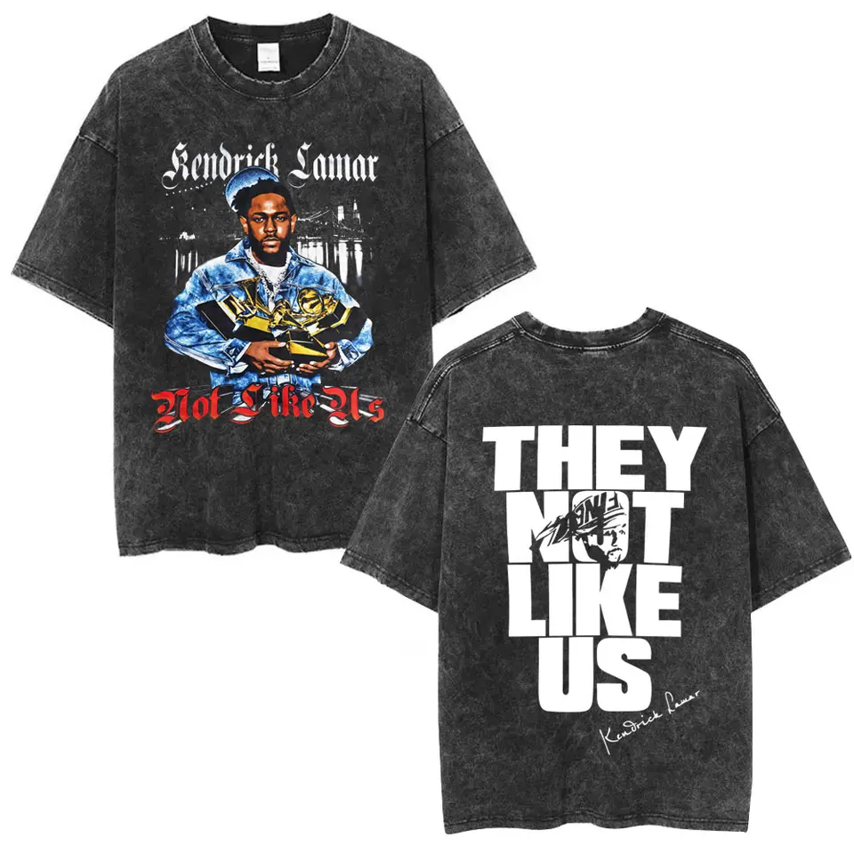 Washed Vintage Rapper Kendrick Lamar & SZA Grand National Tour