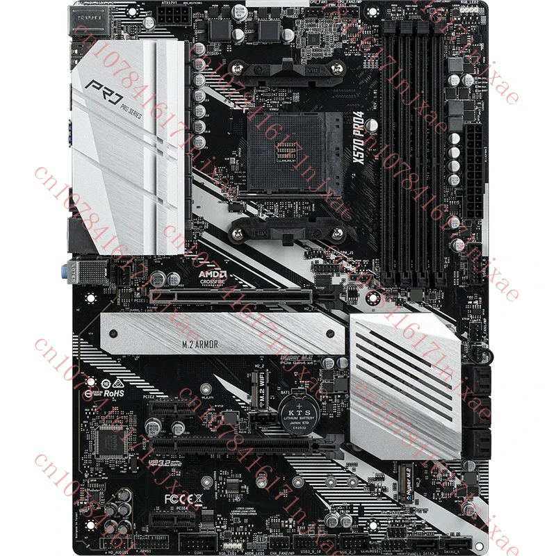 

FOR ASRock X570 Pro4 Motherboard Supports 3700X 3600X 3400G DDR4 AM4 AMD128GB.
