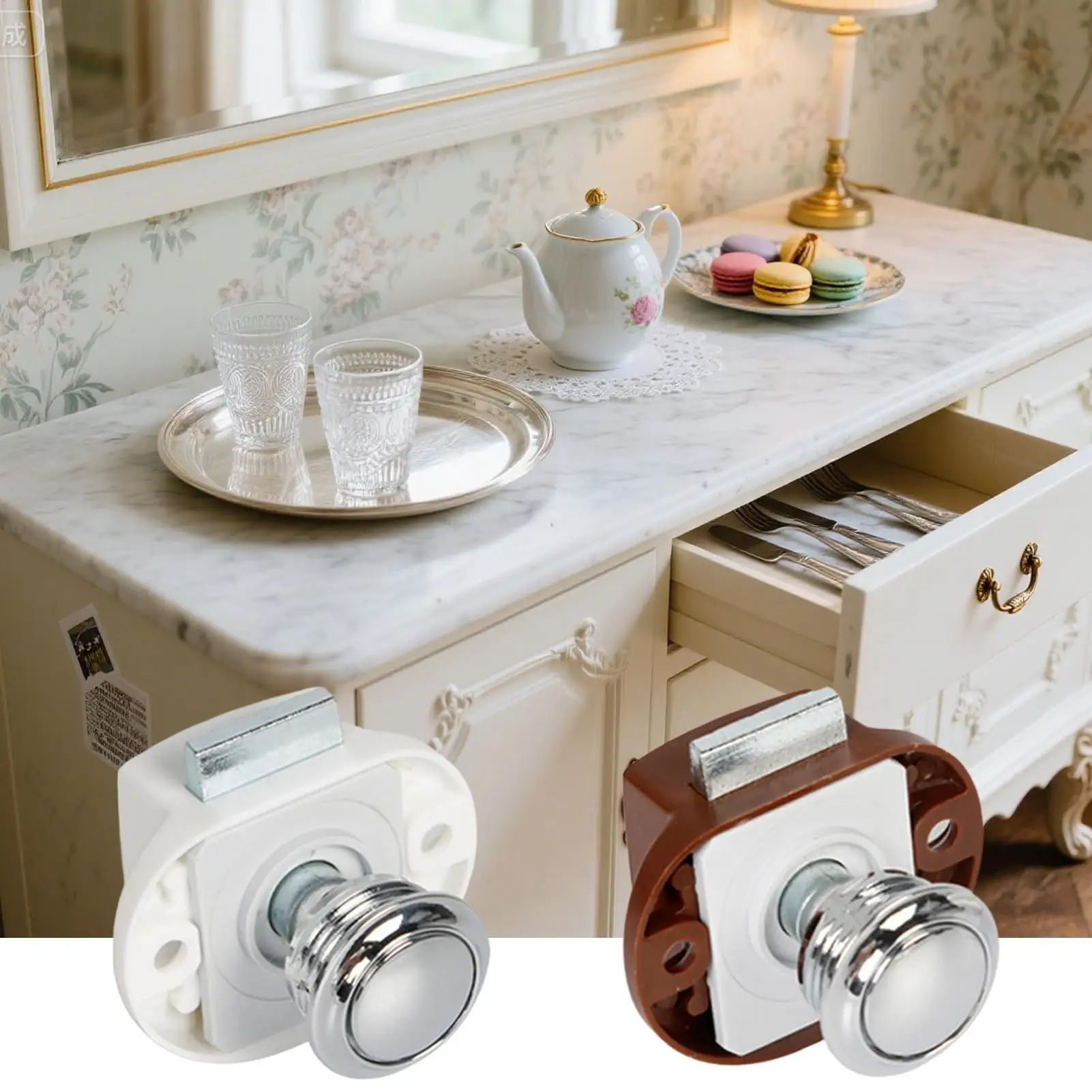 

Замена замка прицепа из цинкового сплава, дверной замок прицепа для путешествий, защелка ящика, аксессуары для дома на колесах для интерьера комнаты