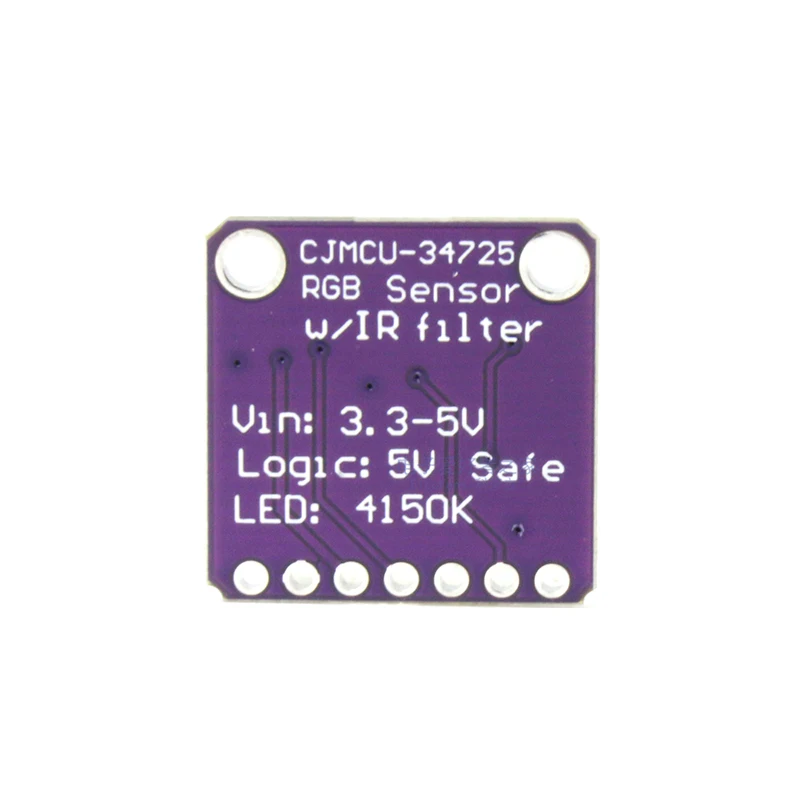 Módulo de reconocimiento de Sensor de Color TCS34725, placa de desarrollo RGB IIC para Arduino STM32