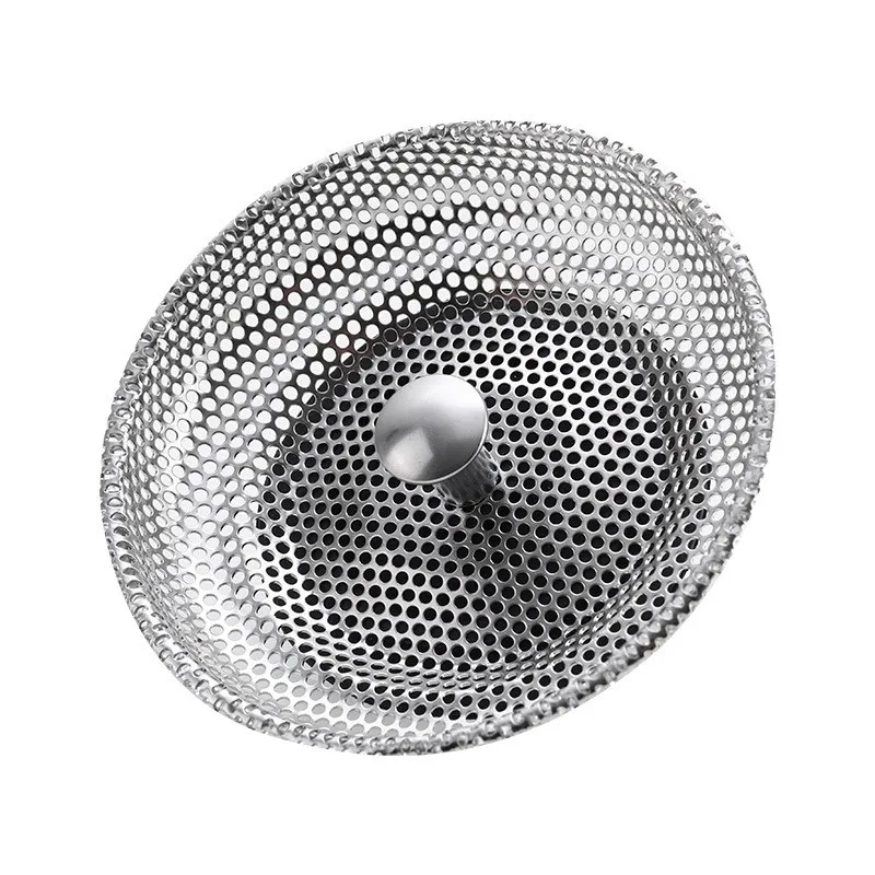 Waste Plug Sink Strainer Stainless Steel Basin Drain Filter  Shower Floor Sewer Mesh Hair Catcher Kitchen Bathroom Accessories