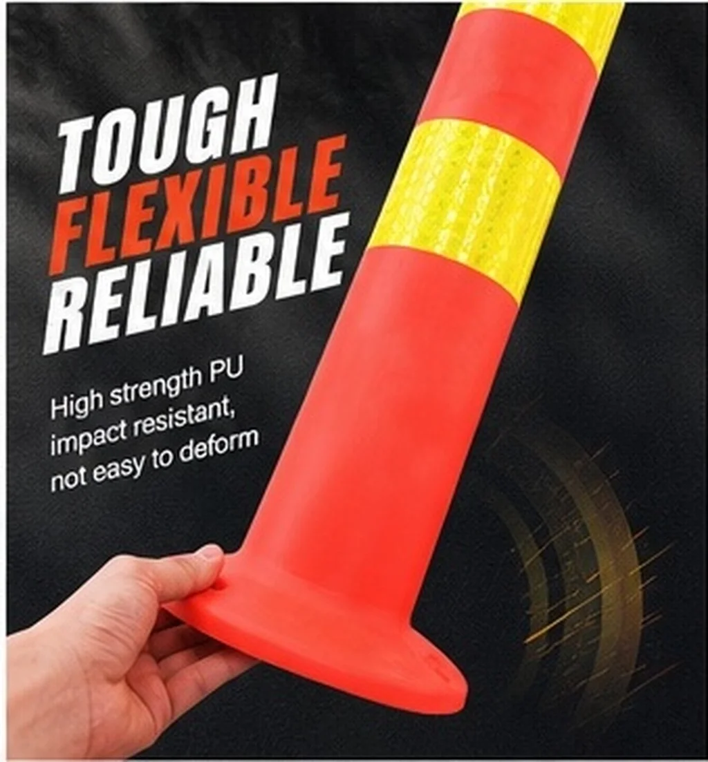 Safety Barrier Parking Traffic Chain Plastic Control Crowd Halloween Christmas Traffic Safety Cones Road Safety Cones Warning