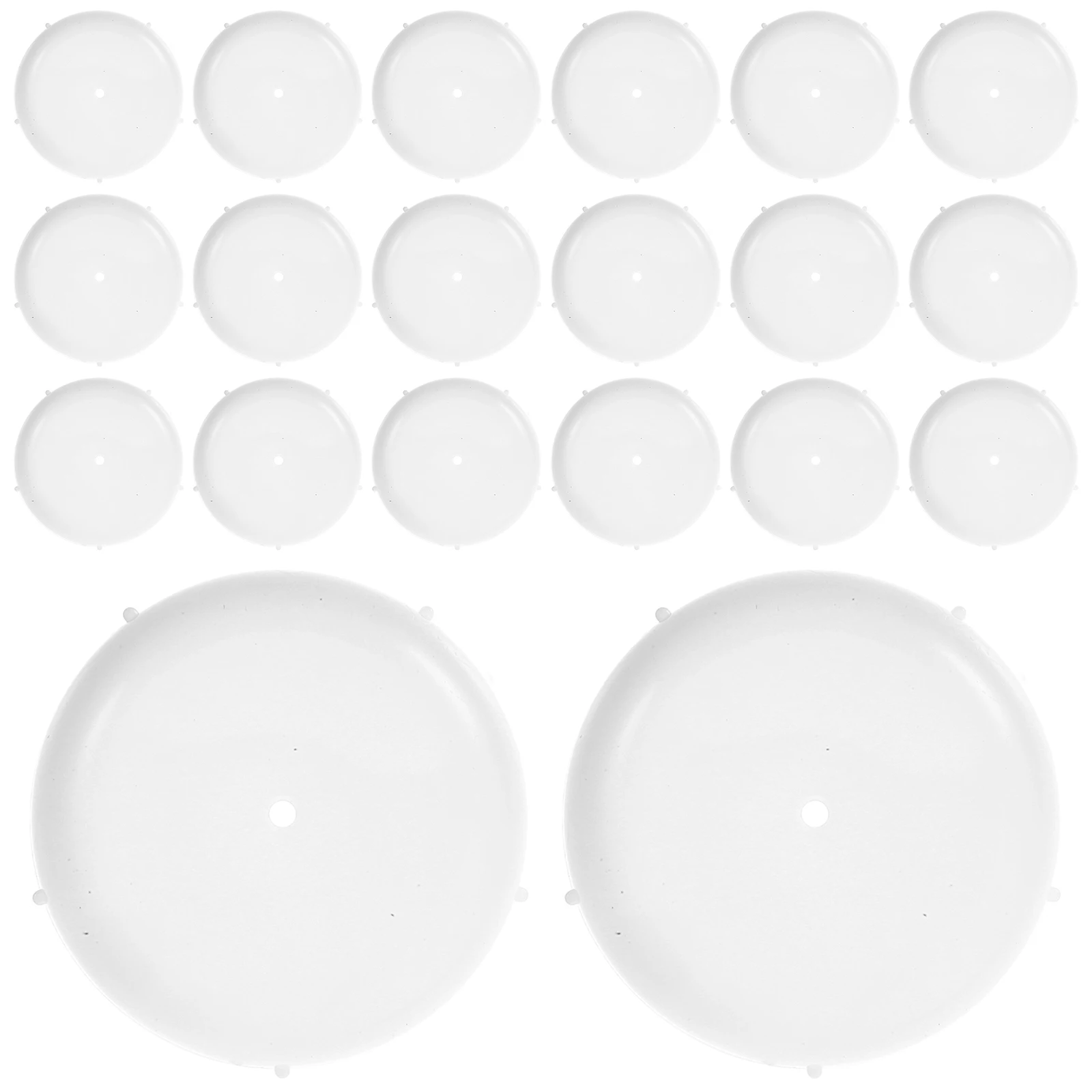 

24pcs Chair Foot Protectors Furniture Leg Pads For Hardwood Floors Noise Reducing Table Chair Caps Plastic Caster Cups Floor