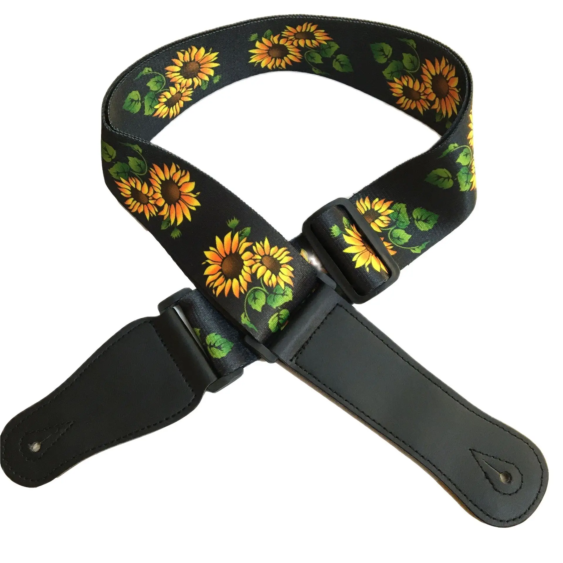 Adjustable Nylon Print Guitar Strap for Acoustic Electric Guitar Bass Unique Pattern Multi Color