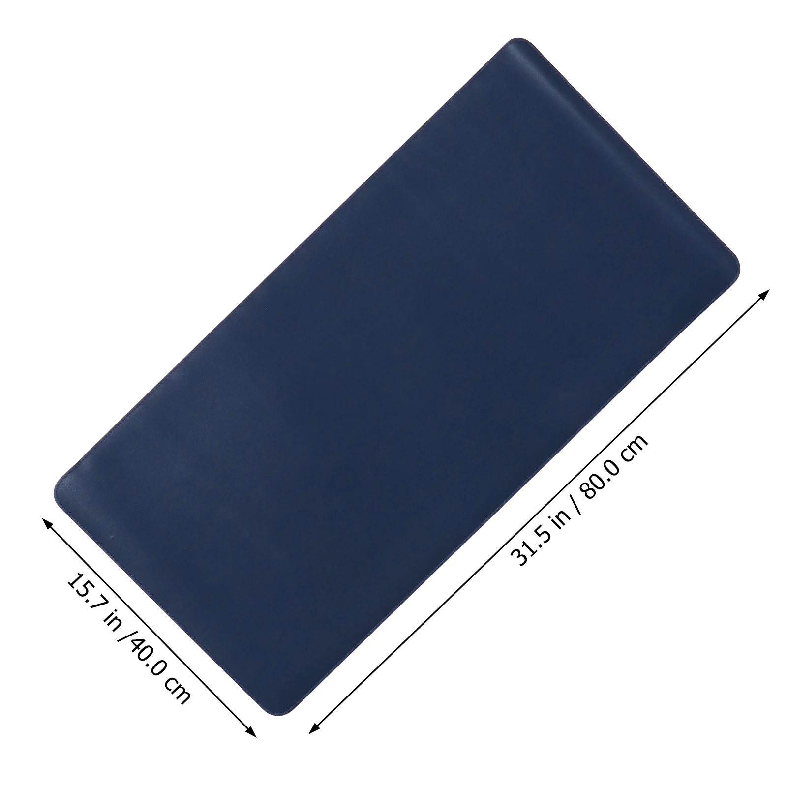 

PU Computer Mouse Pad Large Desktop Mat for Daily Use Blue Office Soft Smooth Surface Precise Control Practical Design