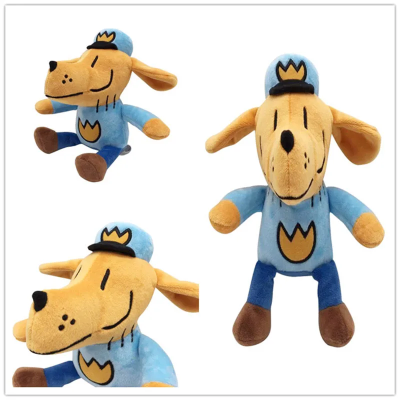 25cm Cute Dog Man Action Figure Doll Dogman Soft Cartoon Animals Toys Ornament Gifts for Children Kids Xmas Birthday Present