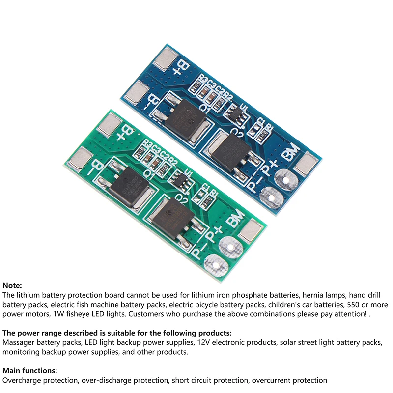 2s 8A Li-ion 6.4V-8.4V 15A Current Battery Protection Board Bms Pcm For Li-ion Lipo Battery Cell