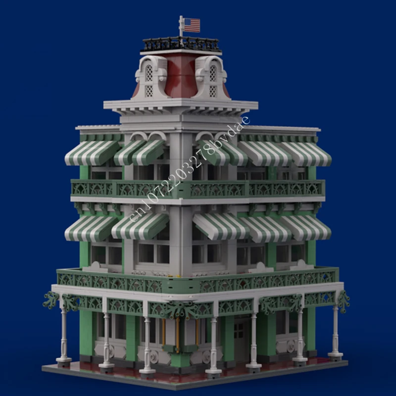 2711PCS Magic Kingdom Uptown Jeweler MOC streetview Puzzle Architecture Creative Assembly Christmas Gift Toys for Kids Ages