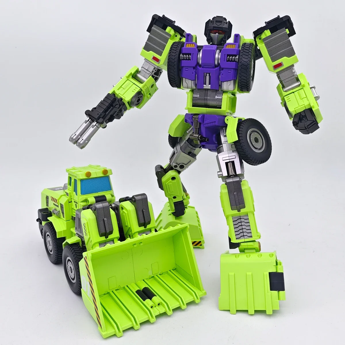 [In stock] Mecha Invasion GLA-01 GLA-02 22cm GIANT LEGION Devastator Transformation Scrapper Mixmaster Action Figure