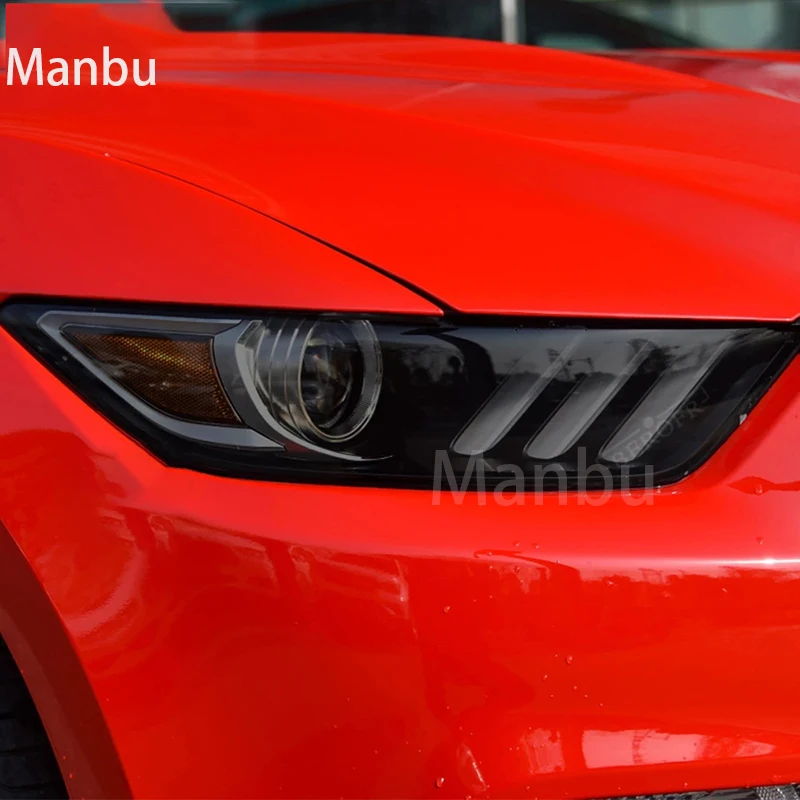 

Для Mustang Shelby GT500-2020 Автомобильная фара фотолампа виниловая Декоративная Прозрачная черная