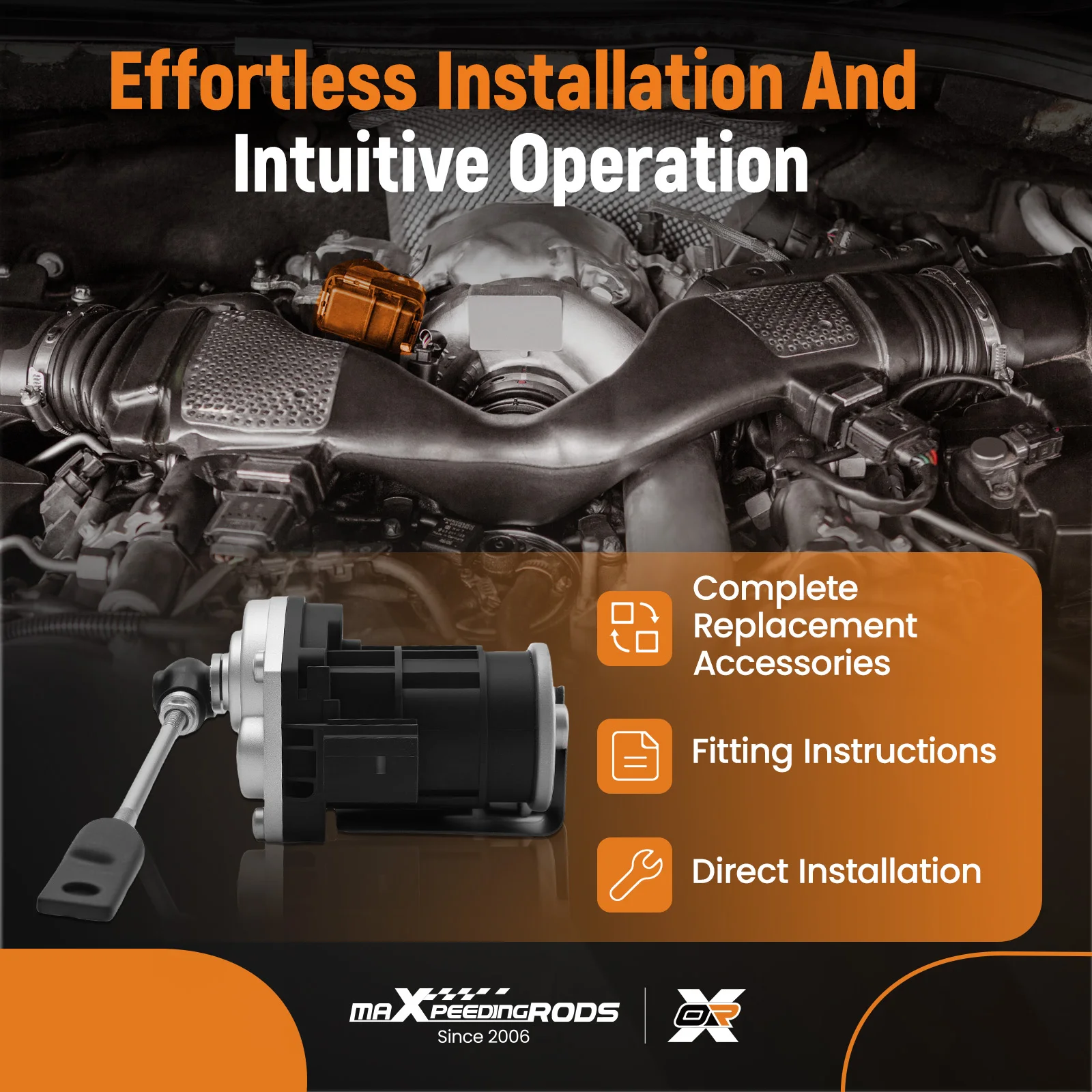 

Электрический турбо-актуатор для Hyundai Veloster N, Sonata, Kia Sportage, Sorento 2.0L