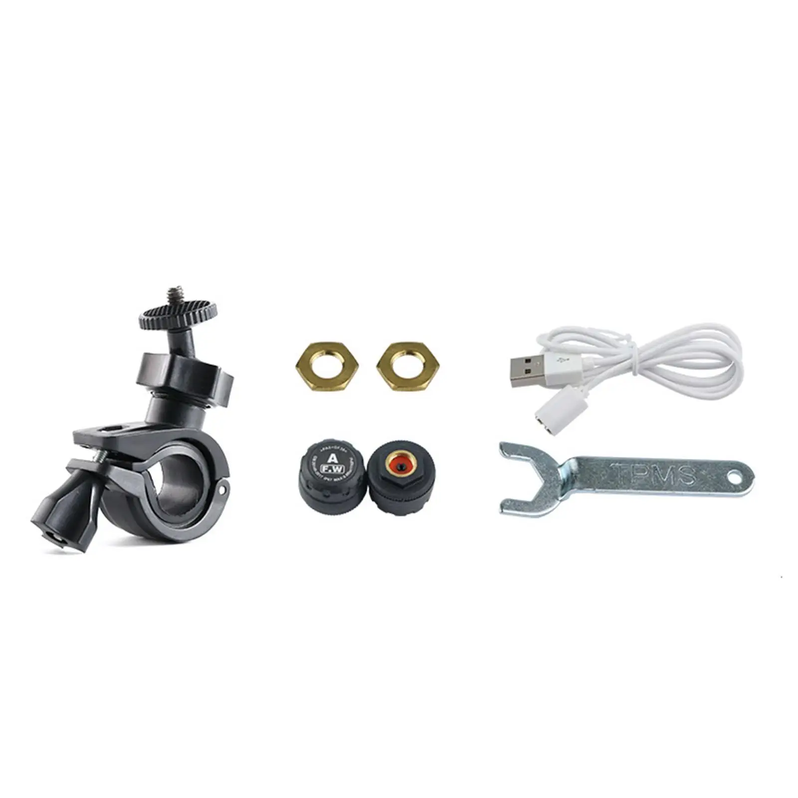 

Беспроводная система контроля давления в шинах мотоцикла с USB-зарядкой и 2 датчиками для точного мониторинга шин