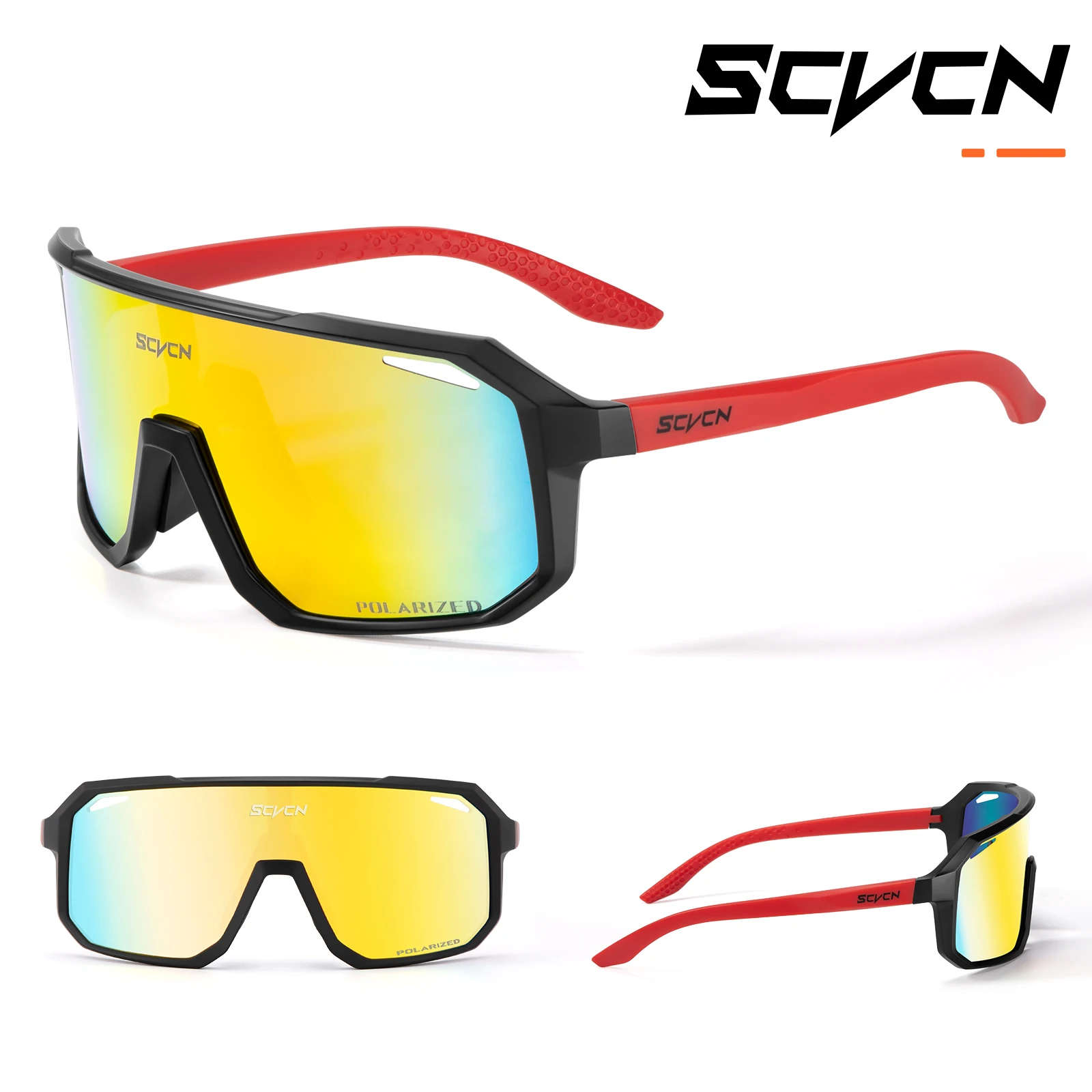 SCVCN Polarized Sunglasses for Men Cycling Bicycle Road Mountain Bike Glasses Driving Women Casual Sports Hiking Glasses UV400