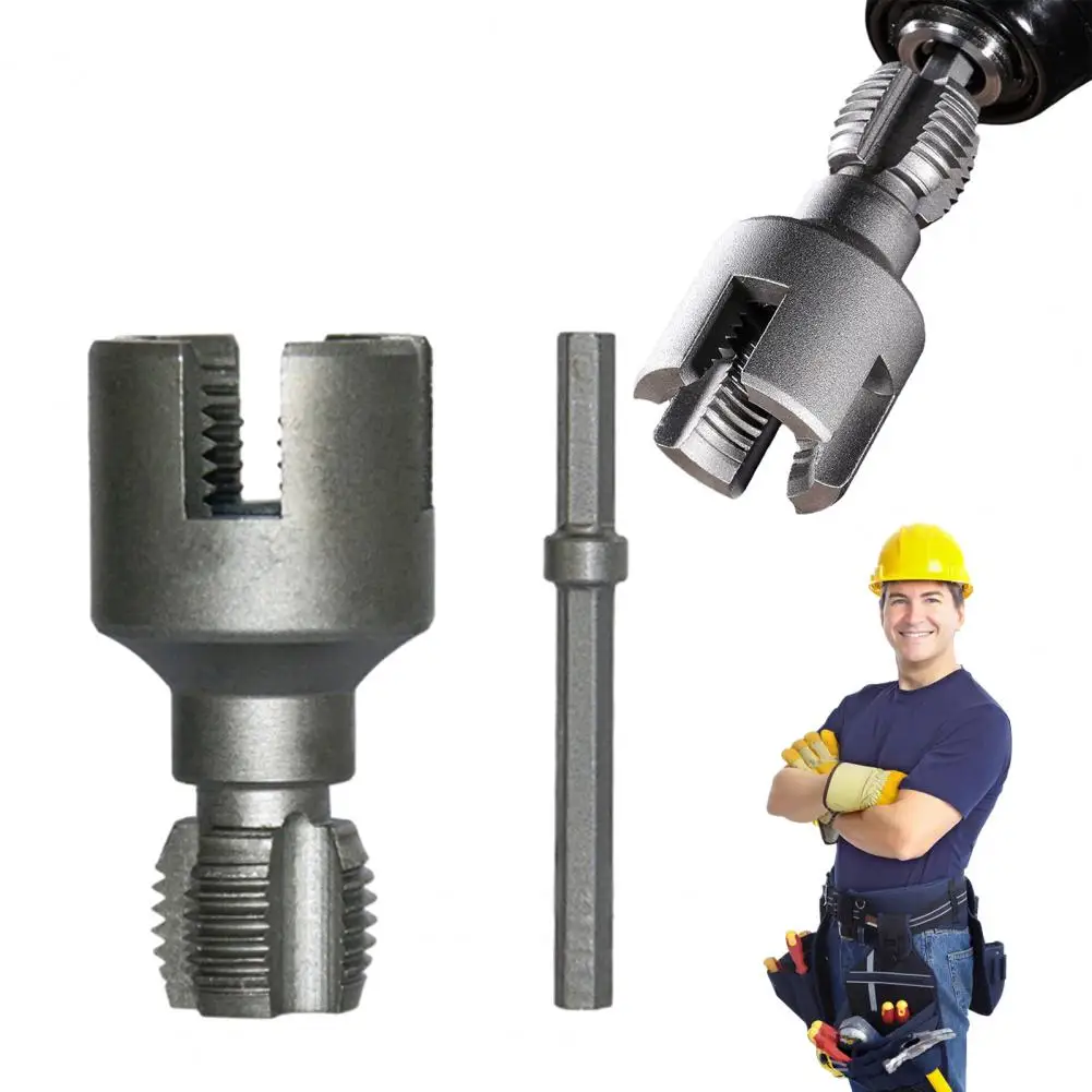 

Инструмент для нарезания резьбы для труб из ПВХ Профессиональный набор сантехнических инструментов Электрическая дрель Набор резьбонарез для труб из ПВХ для труб 1/2 дюйма 3/4 дюйма