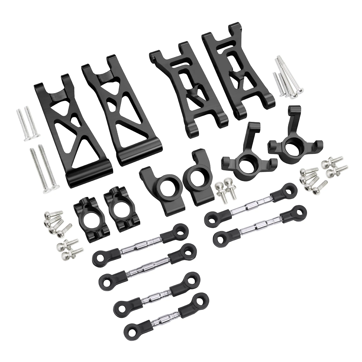 Metalen Draagarmen Fusees C Hubs CVD As Voor 1/24 Losi Micro B Rc Auto 2WD Wltoys 244016 Chassis Plaat Upgrades