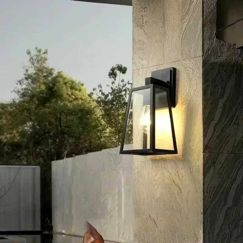 lampada de parede engrocada estilo europeu impermeavel brilhante super exterior patio luz do balcao 01