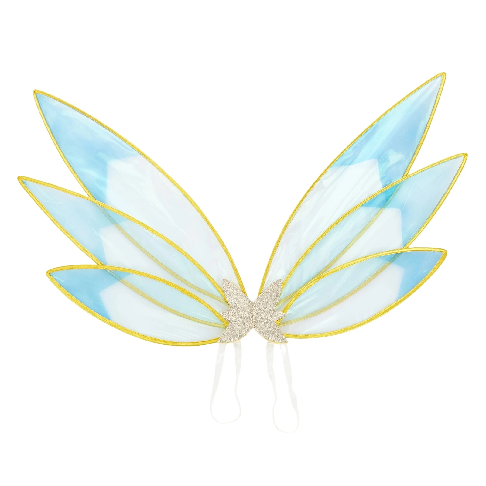 Fee Prinses Kostuum Set voor Meisjes Sprankelende Tule Tutu Jurk met Vlindervleugel en Hoofdband Halloween Feestartikelen