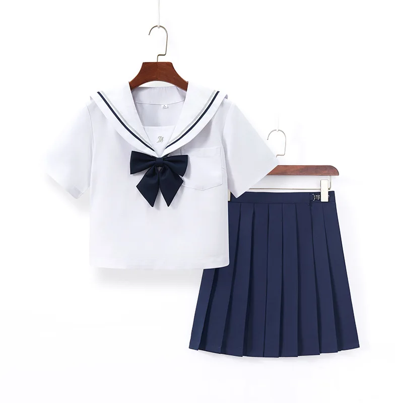 Conjunto de uniforme de marinheiro estilo formal feminino com saia plissada, eventos de cosplay, festas temáticas, passeios casuais e ocasiões universitárias
