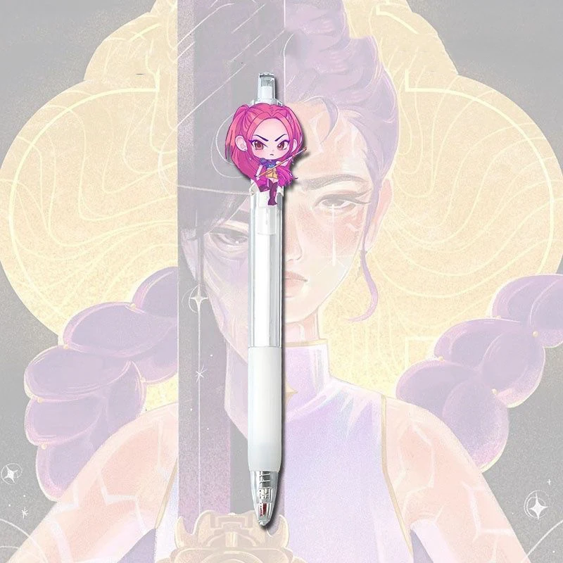 قلم جديد لـ Kpop شيطان الصيادين قلم أسود طالب تأخذ امتحان رسم لعبة أنيمي الكرتون الشكل القرطاسية لوازم الدراسة هدية للأطفال #4