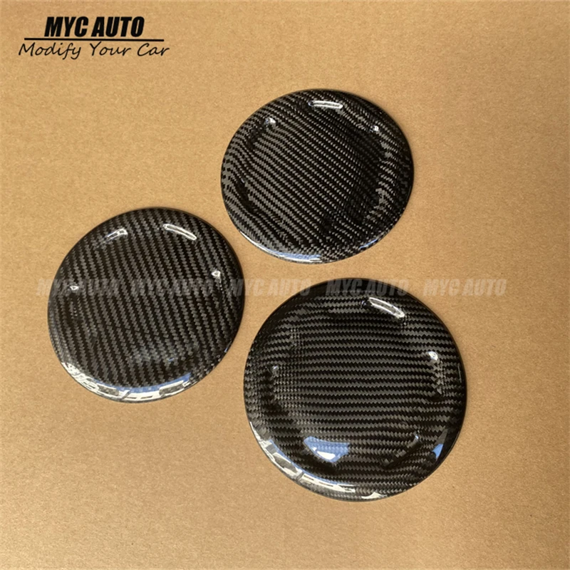 Real Carbon Fiber Fuel Cap Cover For Honda Civic FN FK FN2 TYPE R 2006 2007 2008 2009 2010 2011 2012 Carbon Fiber Fuel Cap Cover