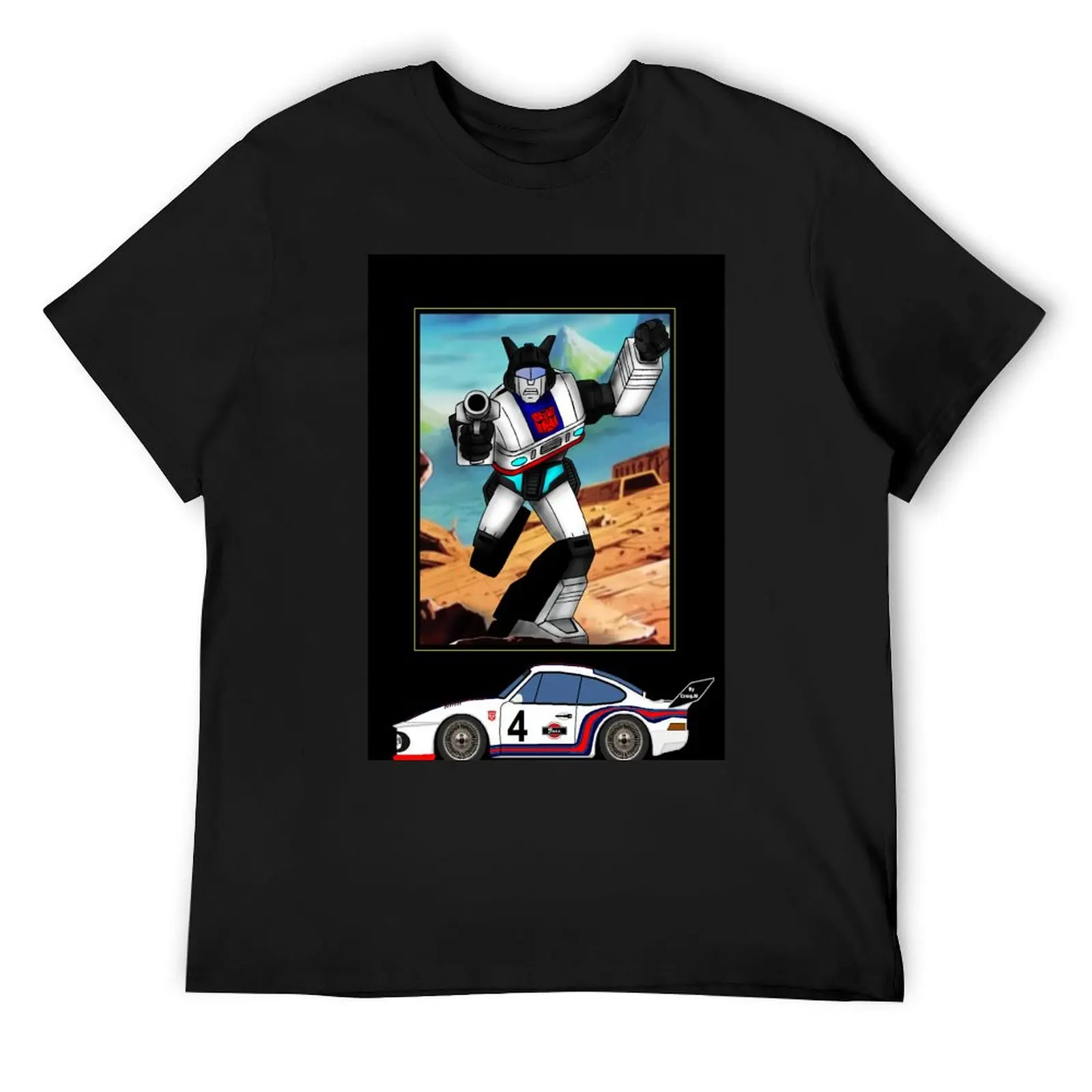 

TRANSFORMERS AUTOBOT JAZZ T-Shirt korean fashion anime figures vintage t shirt men