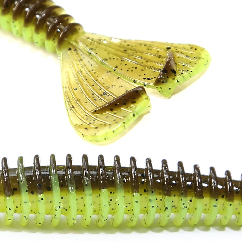 PEAK Weiche Kunststoff Angeln Köder Forelle Bass Wurm Köder Jigging Wobbler Swimbaits für Ned Rig Haken Salzwasser Angelgerät – Detail 5